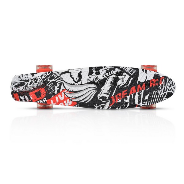 Продукт Byox Skull - Пениборд / Скейтборд 22 инча с LED колела - 0 - BG Hlapeta